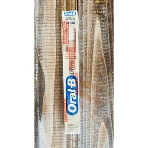 New Sealed Vintage 1987 Oral-B Ultra P35 Adult Pink Translucent Toothbrush